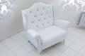 Beautiful white armchair