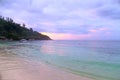 Beautiful white beaches on the paradise islands Seychelles fotographed on a sunny day