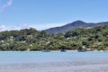 Beautiful white beaches on the paradise islands Seychelles fotographed on a sunny day