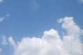 Beautiful white clouds with blue sky background, tiny clouds