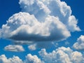 Beautiful white clouds, blue sky, suitable for wallpaper Royalty Free Stock Photo