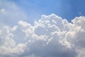 Beautiful white clouds&Bright blue sky Royalty Free Stock Photo