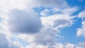 Beautiful white fluffy clouds, blue sky with white clouds. Heaven background Royalty Free Stock Photo