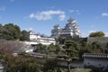 Beautiful white Himeji Castle in autumn season in Hyogo Prefectu