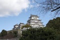 Beautiful white Himeji Castle in autumn season in Hyogo Prefecture, Japan Royalty Free Stock Photo