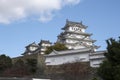 Beautiful white Himeji Castle in autumn season in Hyogo Prefecture, Japan Royalty Free Stock Photo