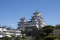 Beautiful white Himeji Castle in autumn season in Hyogo Prefecture, Japan Royalty Free Stock Photo