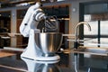 White mixer in the modern kitchen