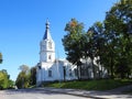 Old white orthodox church, Lithuania Royalty Free Stock Photo