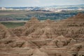 The beautiful White River Valley overlook in Badlands National Park in South Dakota Royalty Free Stock Photo