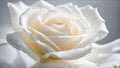 Beautiful white rose close-up macro photo Royalty Free Stock Photo