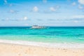 Beautiful white sand beach of Boracay