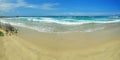 Beautiful white sand beach in the Galapagos Islands, Ecuador Royalty Free Stock Photo