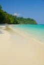 beautiful white sand beach of koh rok island Royalty Free Stock Photo