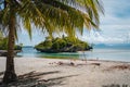 White Sands Beach Nukus Island in East Seram, Maluku Royalty Free Stock Photo