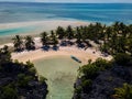 Beautiful White Sands in Nukus island in East Seram Royalty Free Stock Photo