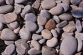Beautiful White stones pebbles background Royalty Free Stock Photo