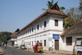 Beautiful white and tiled rooftop building of Anantha Padmanabhaswamy Temple trust office