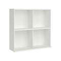 Beautiful white wooden modern cupboard isolated Royalty Free Stock Photo