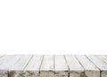 Beautiful white wooden texture table background.