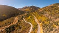 Beautiful Wide Aerial View Colorado Royalty Free Stock Photo