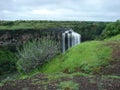 Beautiful Waterfall Wide angle Landscape  in the Forest Royalty Free Stock Photo