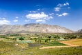 Beautiful wide angle view of Barrydale, located on the border of the Overberg and Klein Karoo regions.