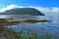 Pillar Rock State Park along Juan de Fuca Strait, Olympic Peninsula, Pacific Northwest, Washington Royalty Free Stock Photo