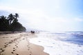 Beautiful wild caribbean beach landscape - Costeno Beach