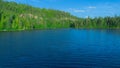 Beautiful and wild fishing lake