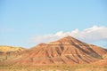Beautiful Wilderness Landscape Red Sand Hills and Blue Sky