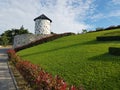 This beautiful Windmill House, 30km away from Porto city Royalty Free Stock Photo