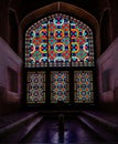 Beautiful window, colorful iranian traditional window