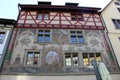 Beautiful Window and Fresco in Medieval Stein am Rhein