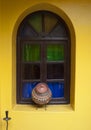 Beautiful window in a Riad of Marrakech Royalty Free Stock Photo