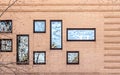 Beautiful windows of Aish Denver - Orthodox synagogue in Colorado