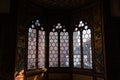 Beautiful windows in Wartburg Castle. Eisenach, Germany. Details Royalty Free Stock Photo