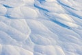 Beautiful winter background with snowy ground. Natural snow texture Royalty Free Stock Photo