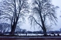 Beautiful winter landscape of Baisaran valley