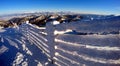 Beautiful winter landscape in carpathians Royalty Free Stock Photo