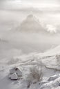 Beautiful winter landscape, Fundatura Ponorului, Romani