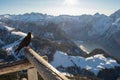 Beautiful winter landscape, mountains and lake in Berchtesgaden, Germany. Bavarian alps covered  with snow Royalty Free Stock Photo