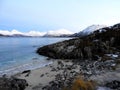 Beautiful winter landscape near Tromso, Norway