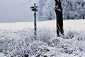 Beautiful winter landscape - Saxony, Germany.