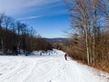 Beautiful winter landscape at timberline west virginia Royalty Free Stock Photo