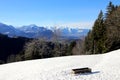 Beautiful winter landscape - Vorarlberg Austria