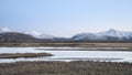 Beautiful Winter sunrise landscape image of Mount Snowdon and ot