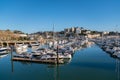 Torquay Devon boats in calm winter weather