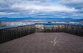 Beautiful Winter View Mill Mountain Overlook, Virginia, USA