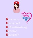 A beautiful wishing image of world nurse day 2023